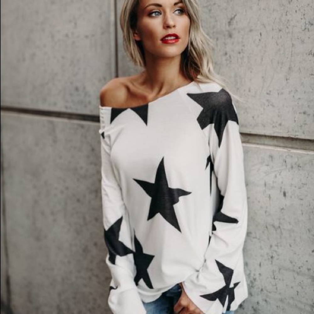 Vici Collection off the shoulder top